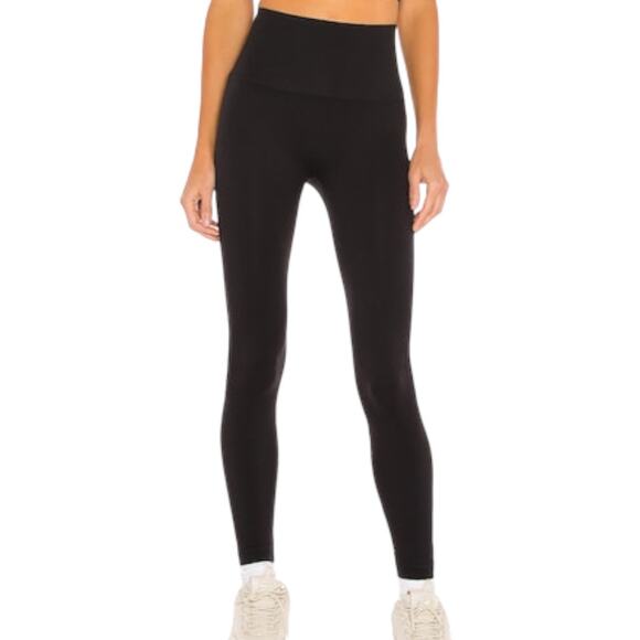 Spanx Very Black High Waisted High Rise Look At Me Now Seamless Leggings - Picture 1 of 10